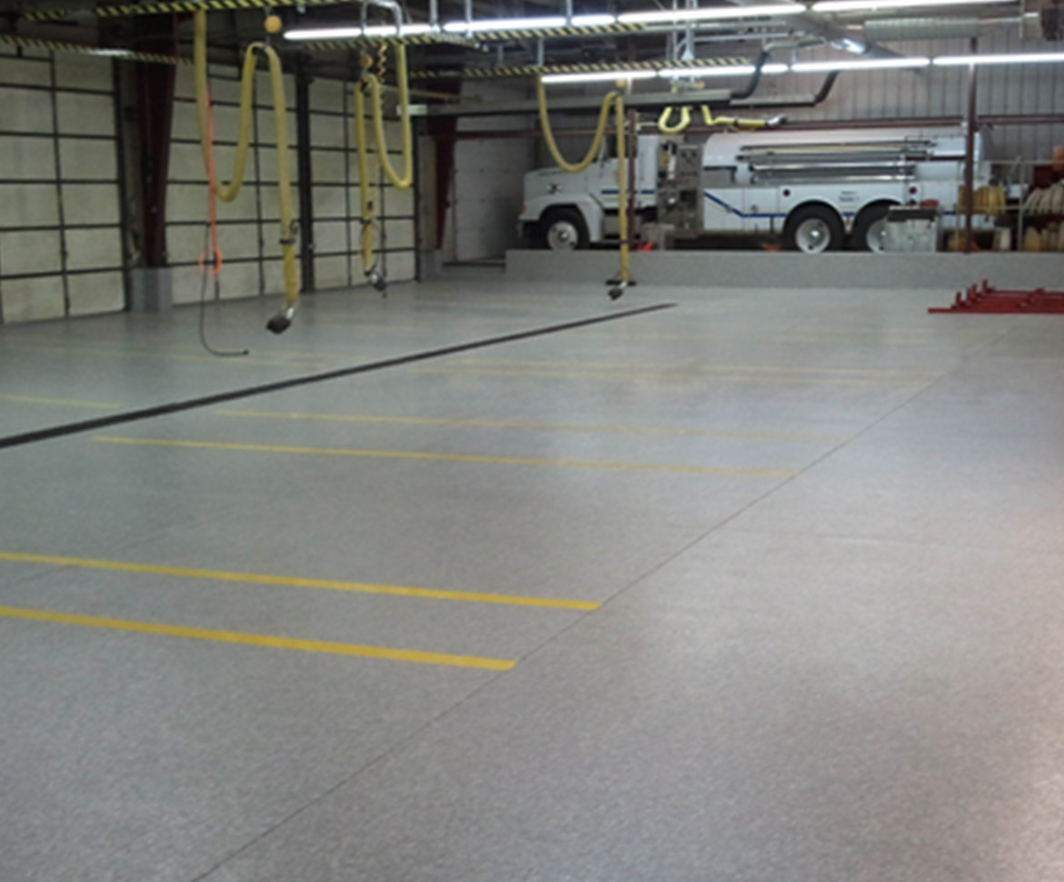 Professional Line Striping services - Commercial concrete contractors in DeSoto, TX specializing in line striping, parking striping, road striping